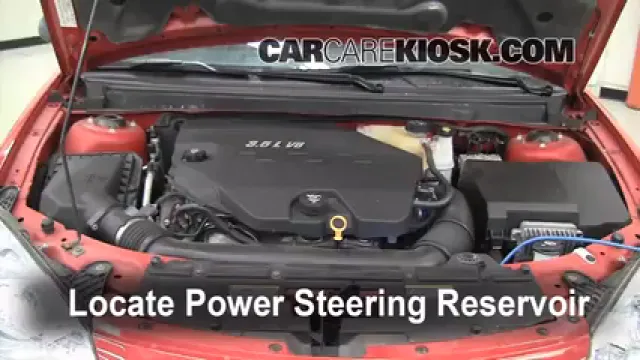 2007 Pontiac G6 3.5L V6 Power Steering Fluid Check Fluid Level